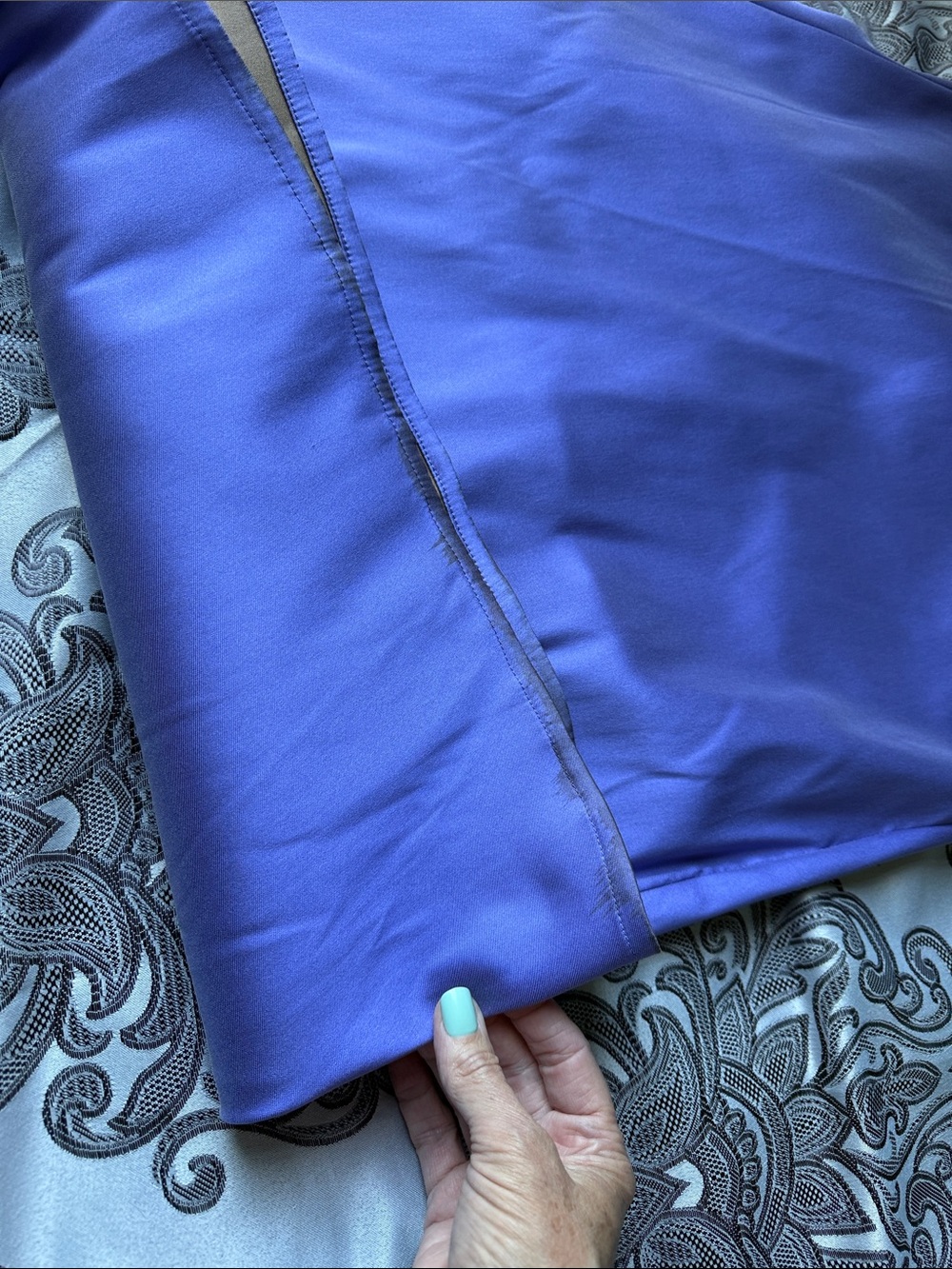 Teri Jon  Lavender/Periwinkle Evening Gown - Picture 11 of 17